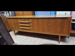 Vintage Mid Century Dickhaut XL Nussbaum sideboard 60er