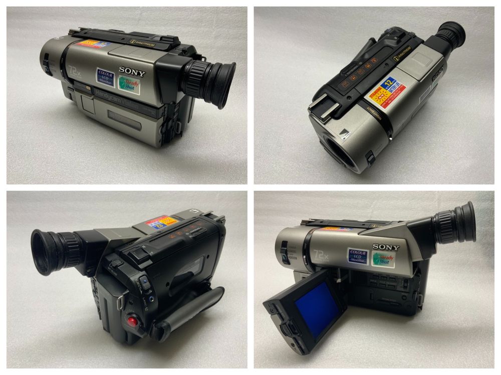 Hi8 Camcorder von Sony mit Klappmonitor und Zubehör Kaufen auf Ricardo