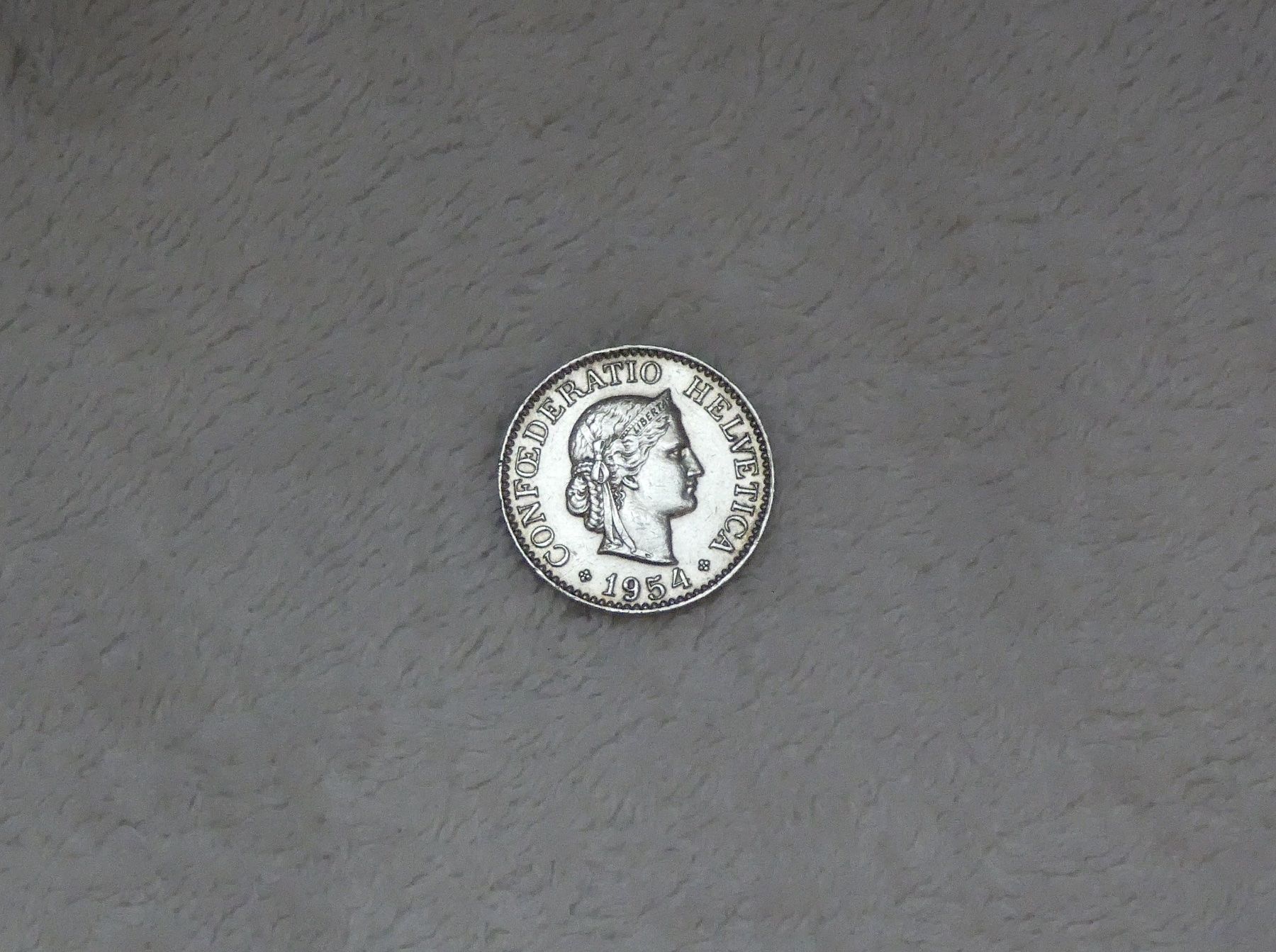 Tutti le monete: 10 centimes/Rappen 1954 – Usato da Nyon venduto da Ilmi09