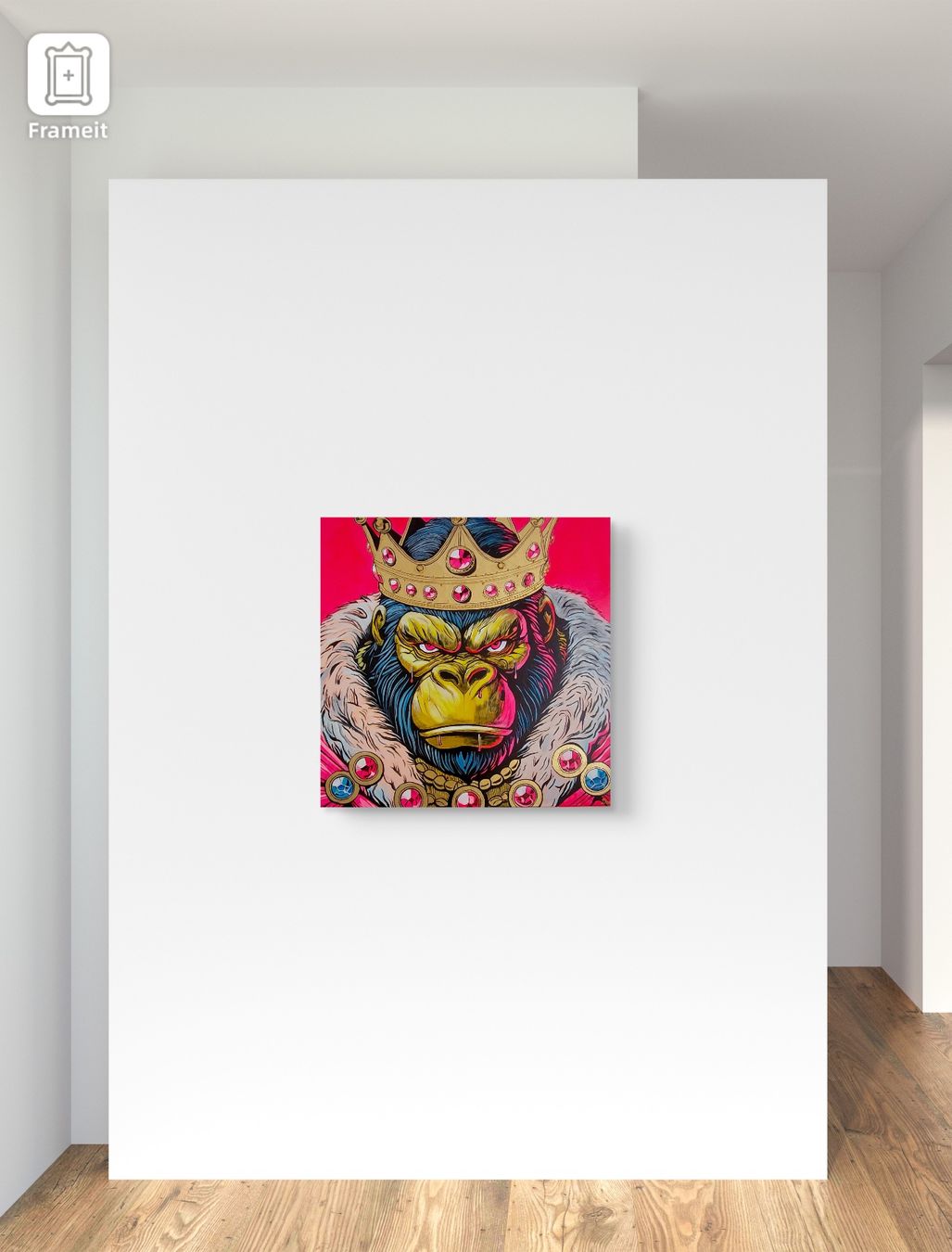 Dipinti: Pop-Art-Gemälde 70x70 Gorilla ! – Nuovo e nell'imballaggio originale da Schöftland venduto da M.B.Dudart 4