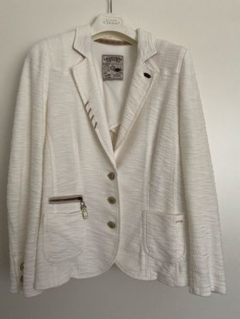 Blazer Jacke, weiss, Grösse 40