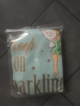 Pyjama Disney Tinkerbell Keep On Sparkling mint XXL neu