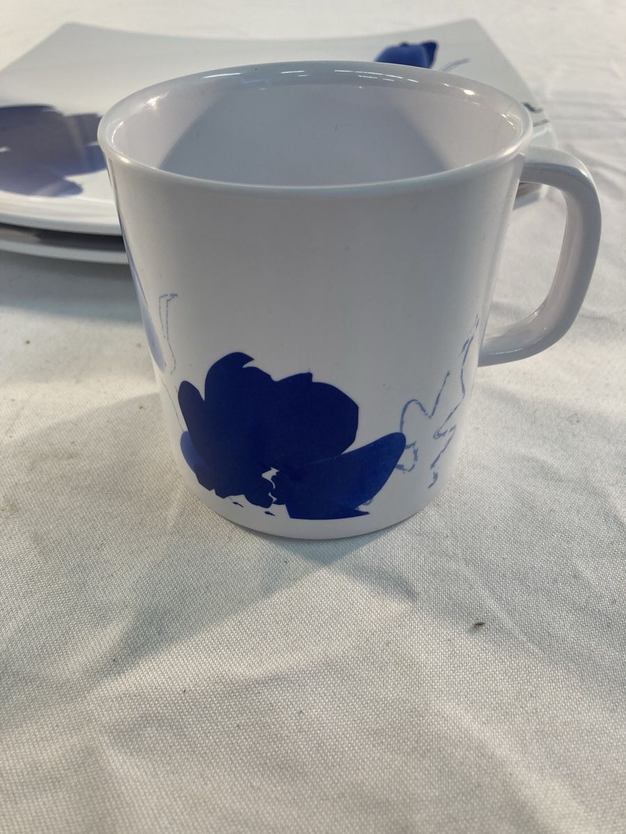 Set di piatti: Teller/Tassen Set Melamine für Camping – Usato da Aarwangen venduto da to-hirschi 1