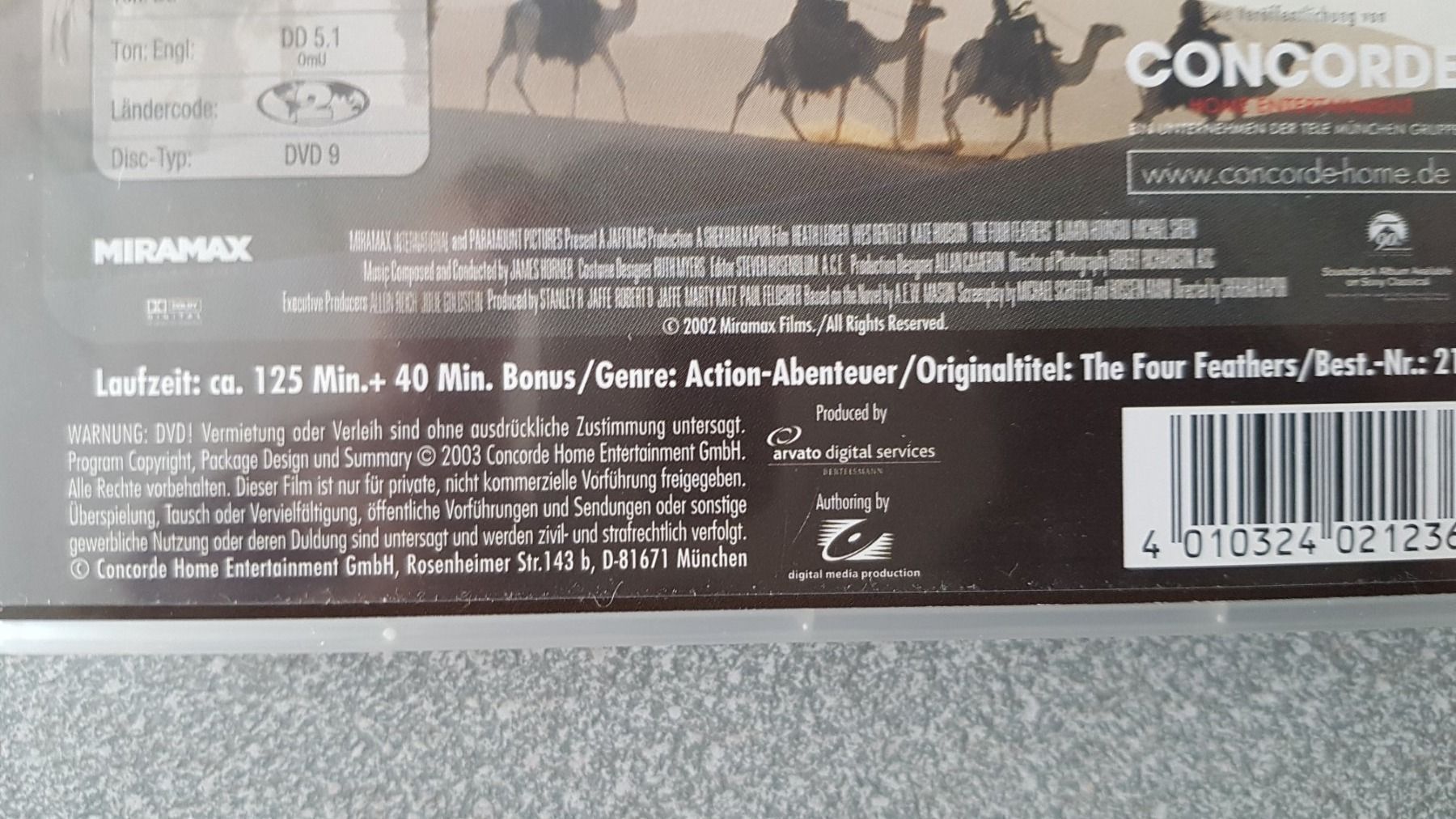 Tutti i DVDs: DVD Vier Federn / Heath Ledger – Usato da Oetwil am See venduto da fineli2 1