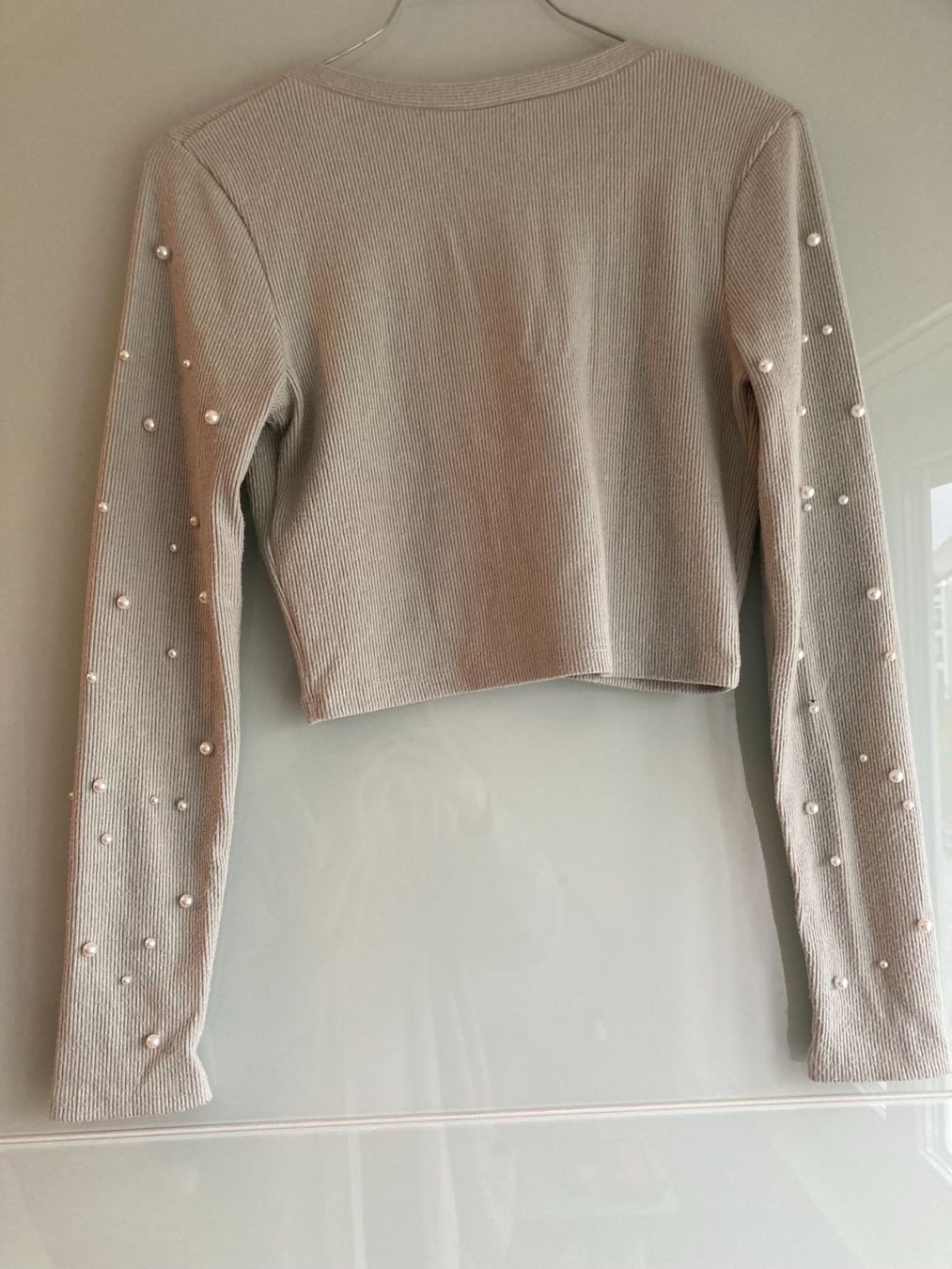 Zara Maglioni & Felpe: Zara Perlen Crop Strickjacke Gr. S – Usato da Winterthur venduto da rox_n5tg 2