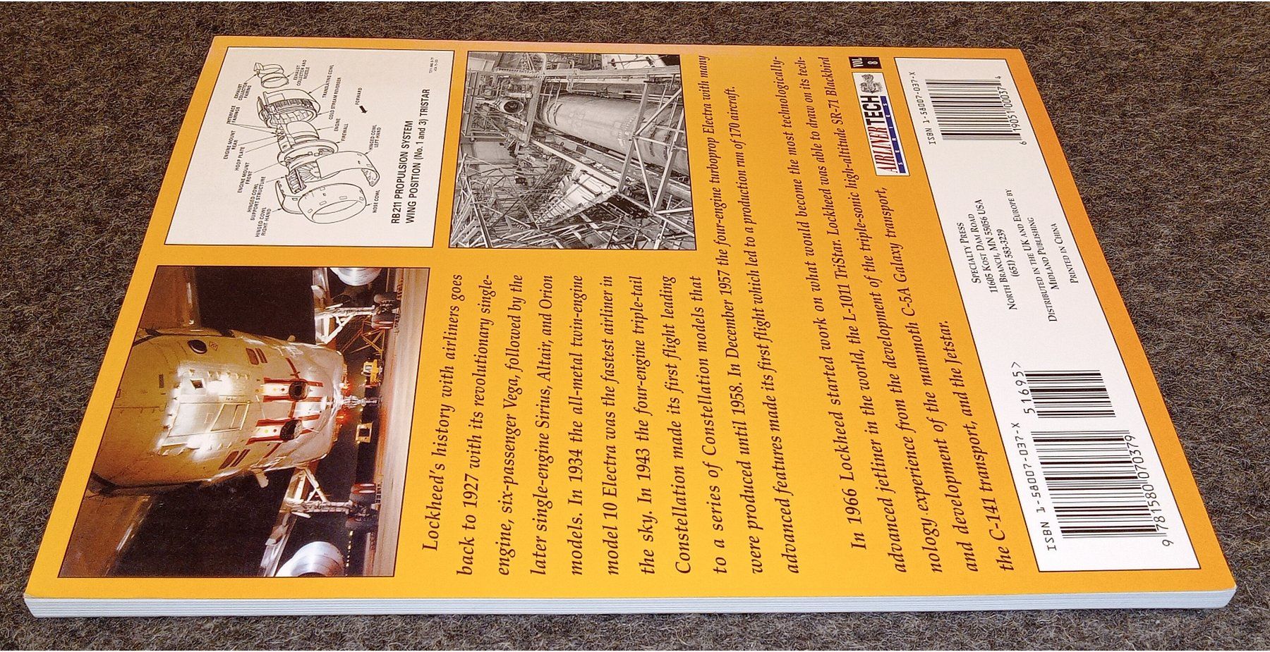 Libri: LOCKHEED L-1011 TRISTAR - Airliner Tech Series Volume 8 – Usato da Hätzingen venduto da memory-lane 9