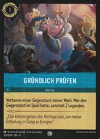 TCG Disney LORCANA URSULAS RÜCKKEHR 163 Gründlich Prüfen