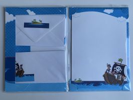 Briefpapier mit Piraten - Neu