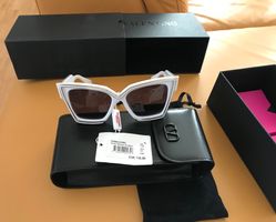 VALENTINO GARAVANI schwarze V-Grace Cat Eye FULLSET NEU