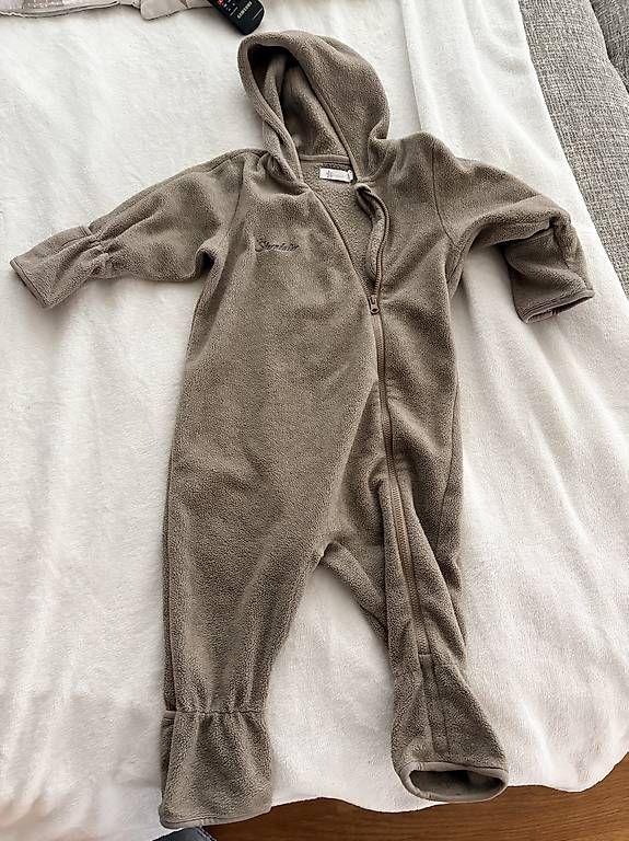 Jumpsuits: Sterntaler Fleece-Overall braun Grösse 80 – Gebraucht aus Münchenstein von Miresolese 1