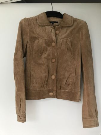 Hallhuber Wildleder Jacke, Grösse 38