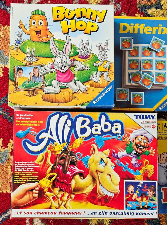 7 Brettspiele Gesellschaftsspiele für Kinder ab 4 bis 7 J Kaufen auf Ricardo