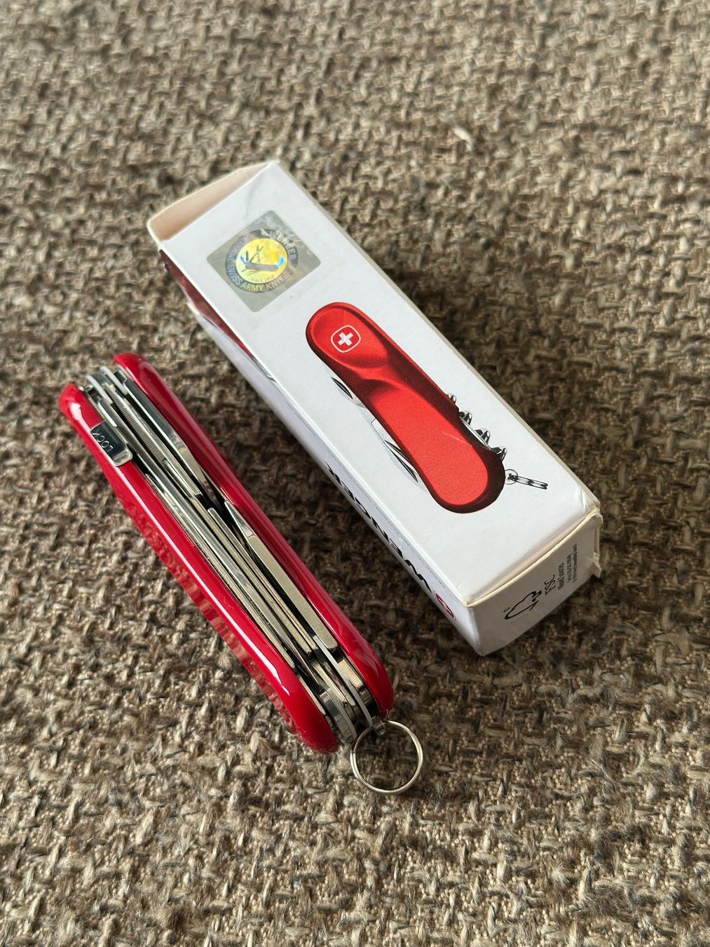 Wenger Coltelli tascabile: Altes Sackmesser WENGER Evolution S14 mit Schere NEU OVP RAR – Nuovo e nell'imballaggio originale da Dübendorf venduto da lan1808 2