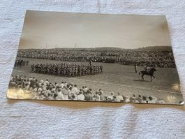 AARAU défilé militaire 1939 carte photo intéressante