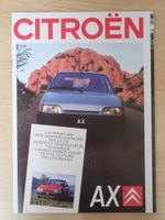 Citroen AX - Prospekt Schweiz F 7.87 - W014