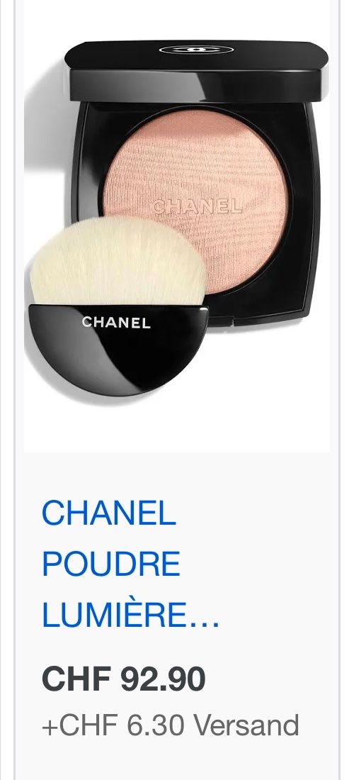 Chanel Make-up: CHANEL Highlighter Puder NP. 92.90 – Usato da Rüfenacht BE venduto da Milena_1 2