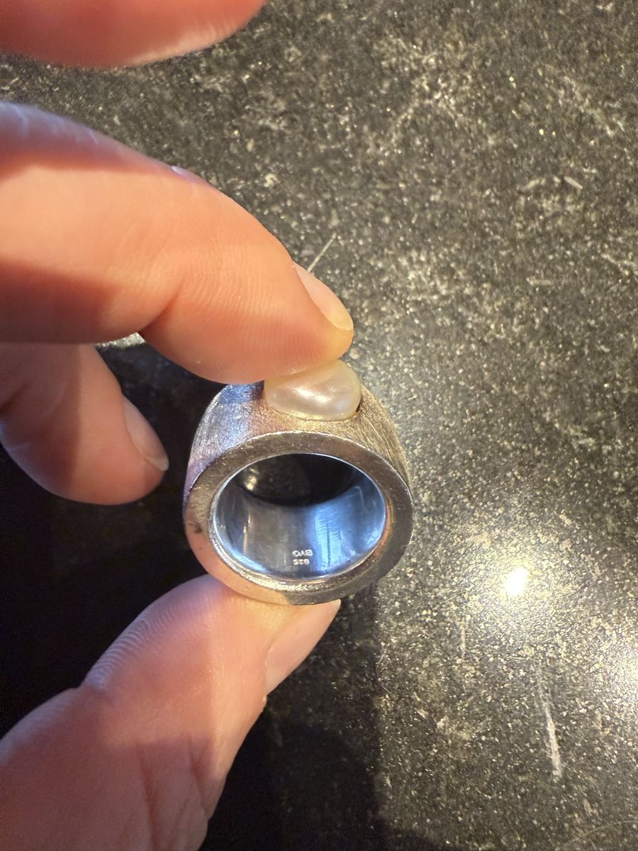 Ringe: Damenring, 925er Silber mit echter Süsswasserperle – Neu (gemäss Beschreibung) aus Winterthur von Bacca_3 3