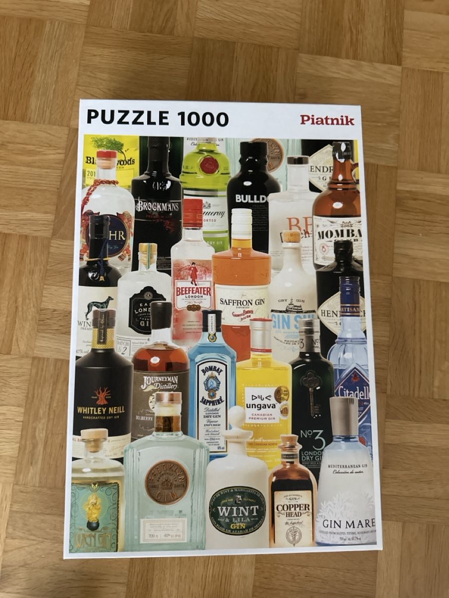 Puzzles: Piatnik Puzzle 1000 Teile Gin Flaschen – Gebraucht aus Mörschwil von tweety9402