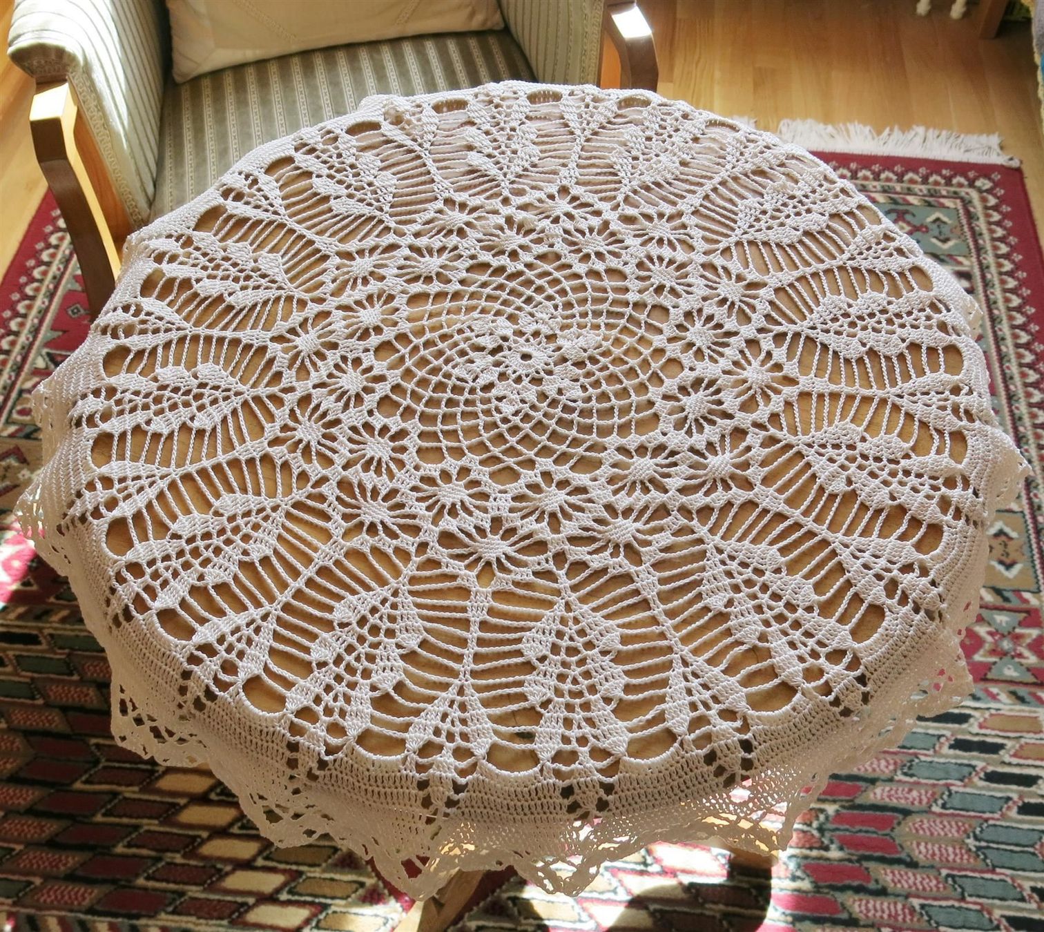 Tutte le decorazioni: Rundes Häkeldeckchen / ecru / ca 57 cm – Nuovo (secondo la descrizione) da Schaffhausen venduto da Espressoo7