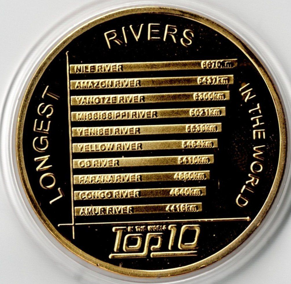 Medaglie: Congo River_Africa_Longest Rivers in The World – Nuovo (secondo la descrizione) da Hombrechtikon venduto da Fraese01 5