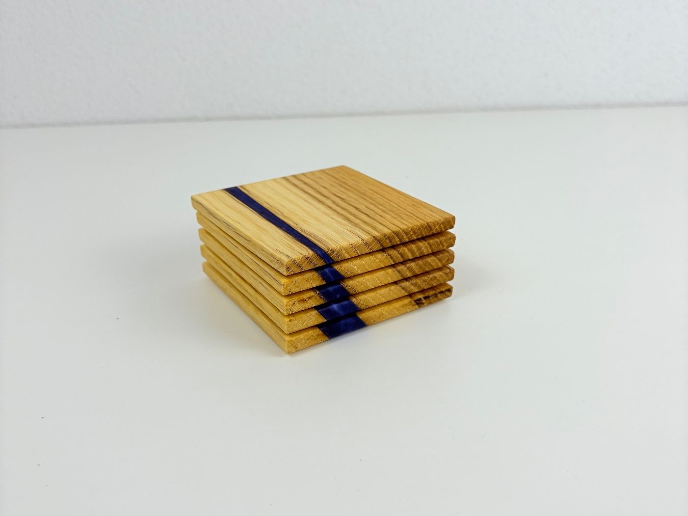 Dessous de verre: Holz Untersetzer mit Epoxidharz, 5er Set – Neuf (Voir description) à Zwillikon par Eni88 2