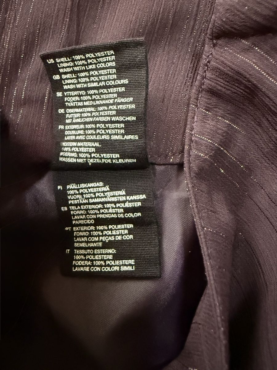 H&M Gonne: H&M Ballonrock Gr. 38 Dunkellila Glitzer elegant – Nuovo (secondo la descrizione) da Zürich venduto da Herbion1 8