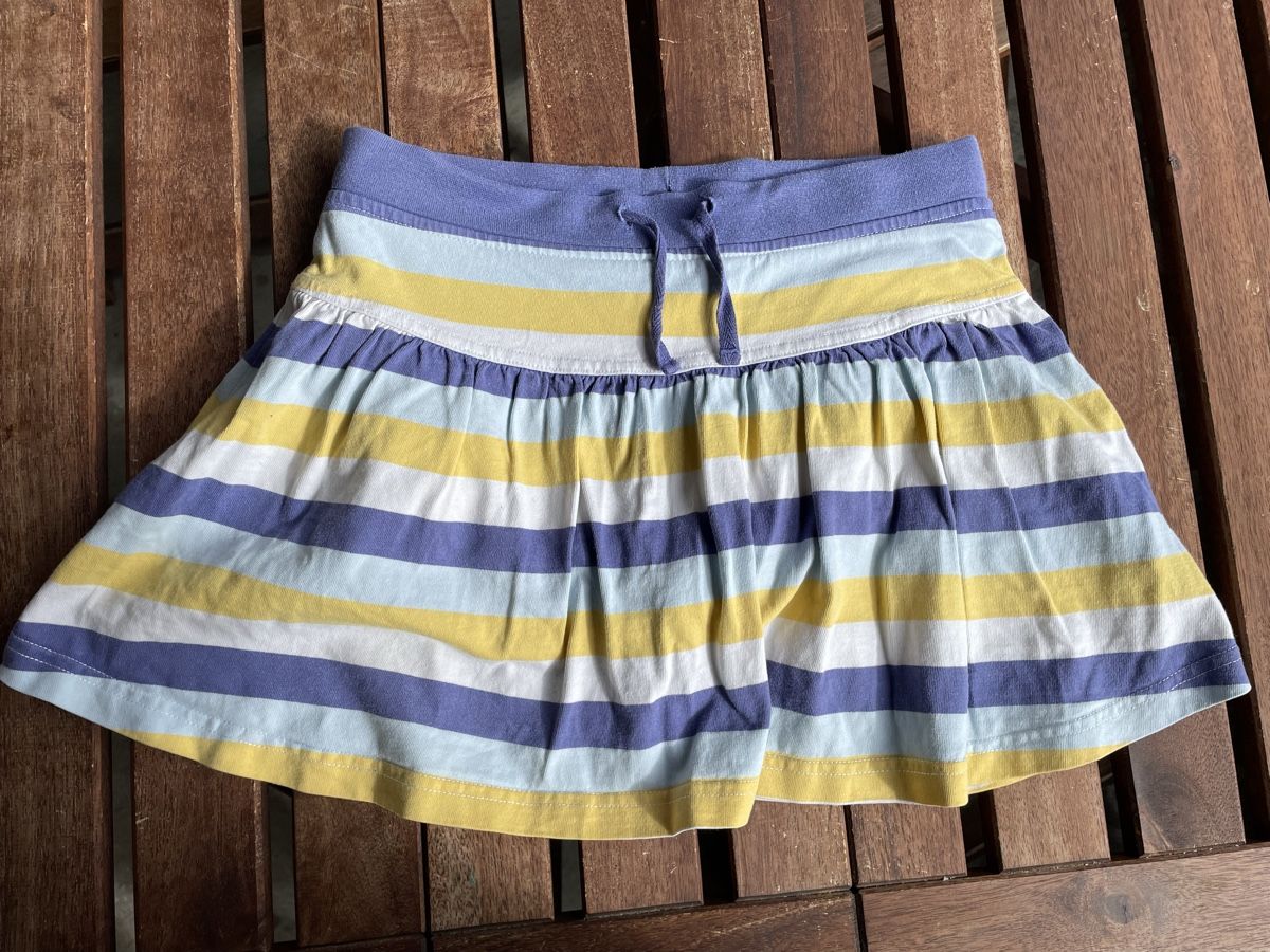 Mini Boden Vestiti & Gonne: Mini Boden Gestreifter Rock mit Shorts 9/10y – Usato da Bern venduto da brup