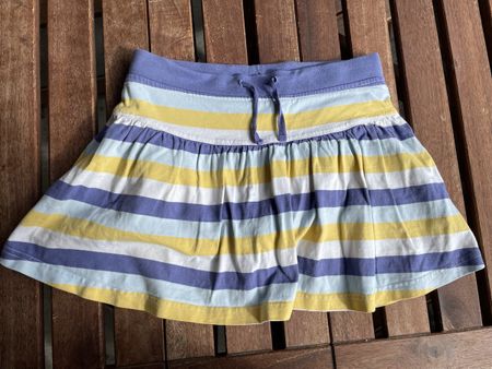 Mini Boden Gestreifter Rock mit Shorts 9/10y