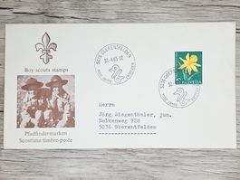 CL03 Enveloppe + Timbre Suisse 1965