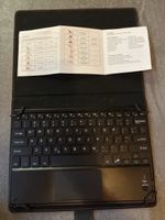 Bluetooth Tastatur + Schutzhülle für Tablet