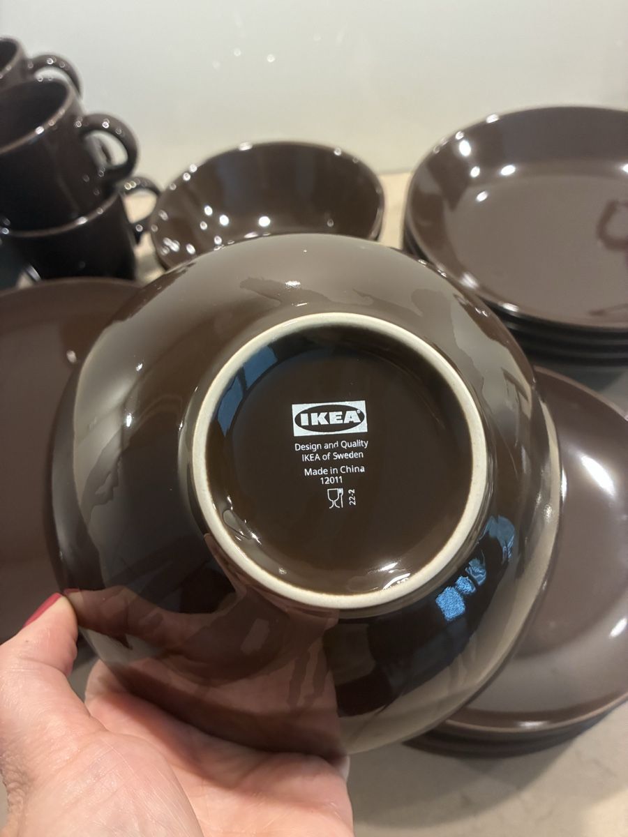 Ikea Geschirrsets: Ikea Färgklar Geschirr Set braun – Gebraucht aus Pratteln von pet_7l7y 3