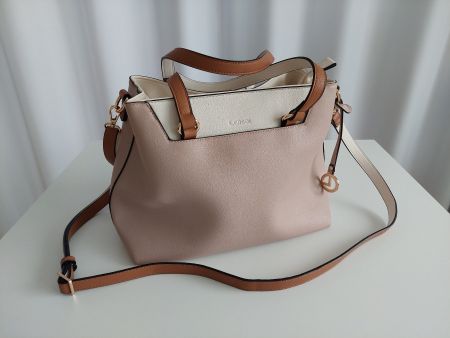 Damen-Handtache L.CREDI FARAH , Farbe Nude , neuwertig