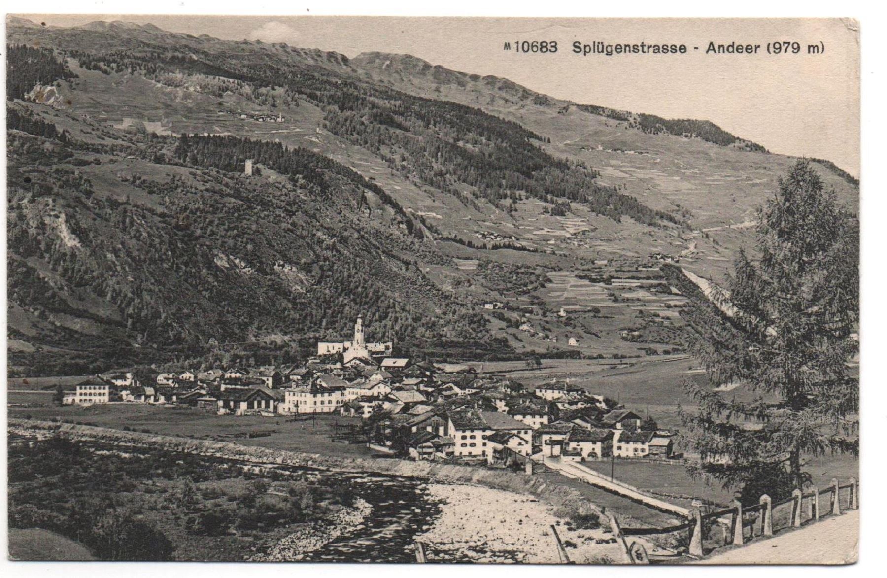 Cartes postales: ANDEER Splügenstrasse – D'occasion à Jona par philajona