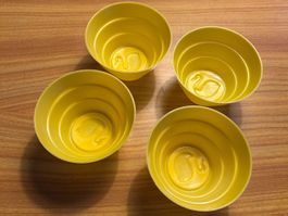 Puddingbecher Dr. Oetker Vintage 60er 70er Space Age