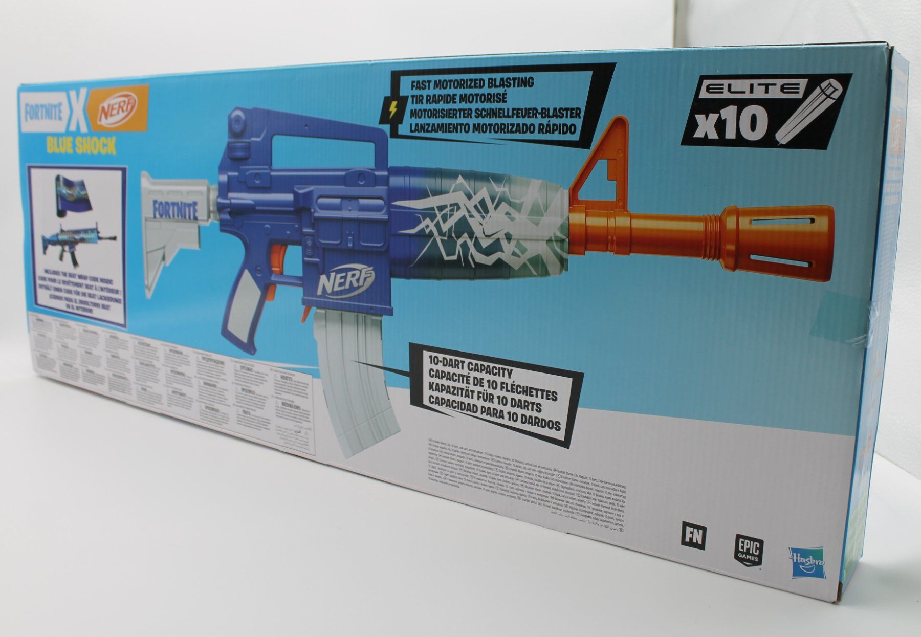 Nerf Giocattoli: Nerf Fortnite Blue Shock Blaster - Neu / OVP – Nuovo e nell'imballaggio originale da Lachen SZ venduto da ratata 1