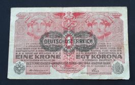 BANKNOTE DEUTSCHÖSTERREICH 1.DEZEMBER 1916