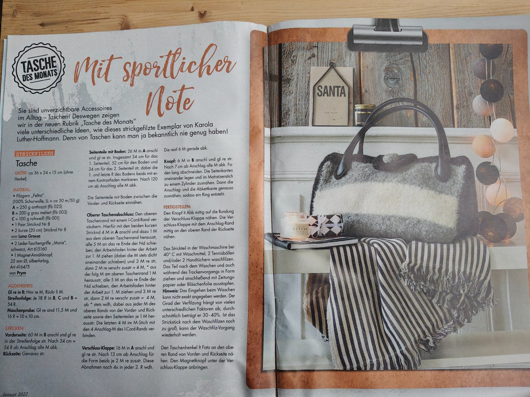 Riviste & Magazine: Anna - Ideen zum Selbermachen - Januar 2022 – Usato da Muttenz venduto da Negnuja 2