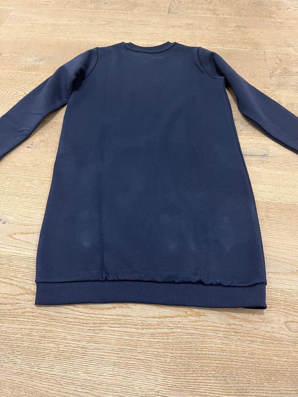Vertbaudet Vestiti & Gonne: Mädchen Sweatkleid BASIC in Marineblau Vertbaudet Gr. 152 – Nuovo e nell'imballaggio originale da Esslingen venduto da Verkauf-2025 3