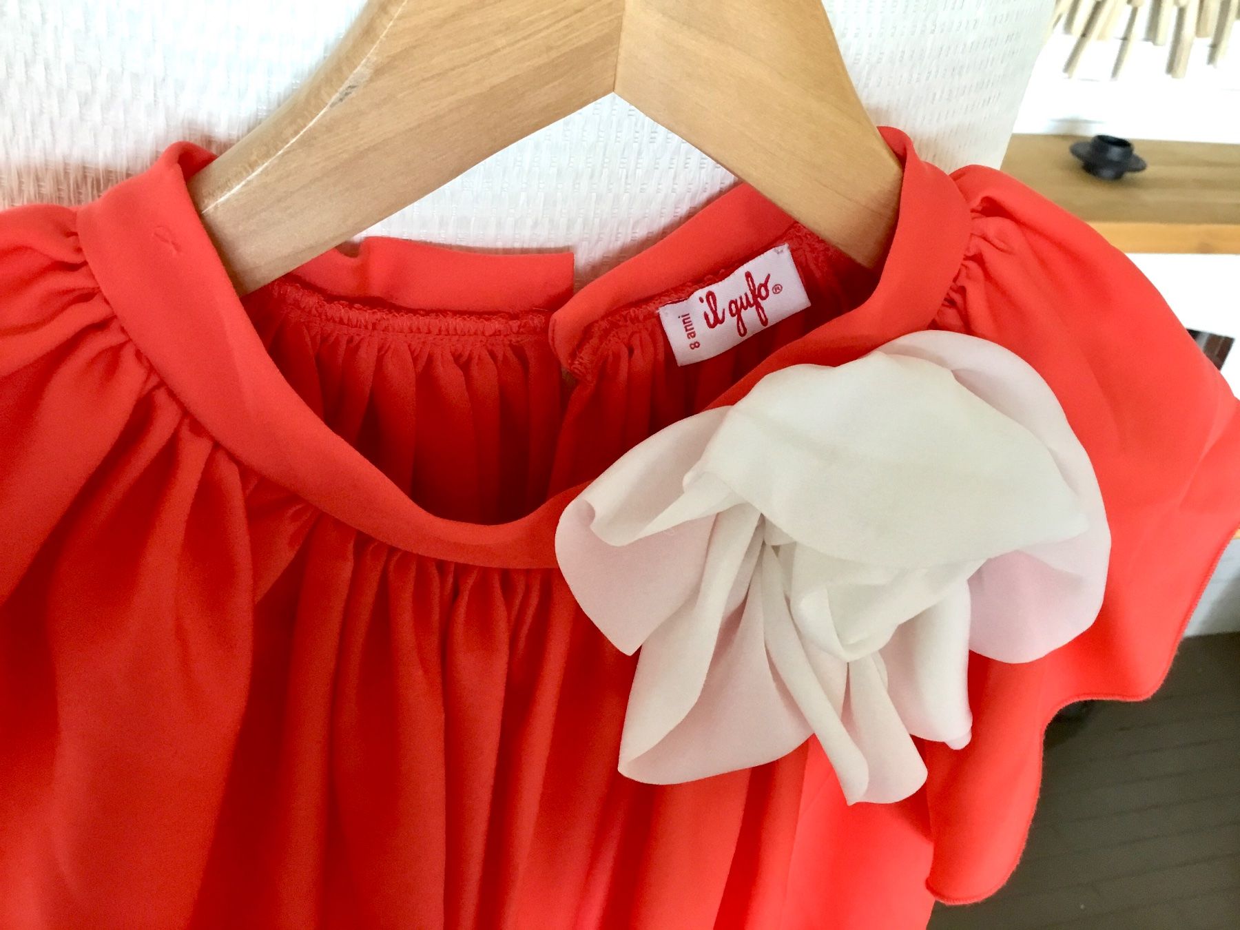 Il Gufo Kleider & Röcke: *IL GUFO* Party Kleid orange 8 Y – Gebraucht aus Pully von Surflime 2