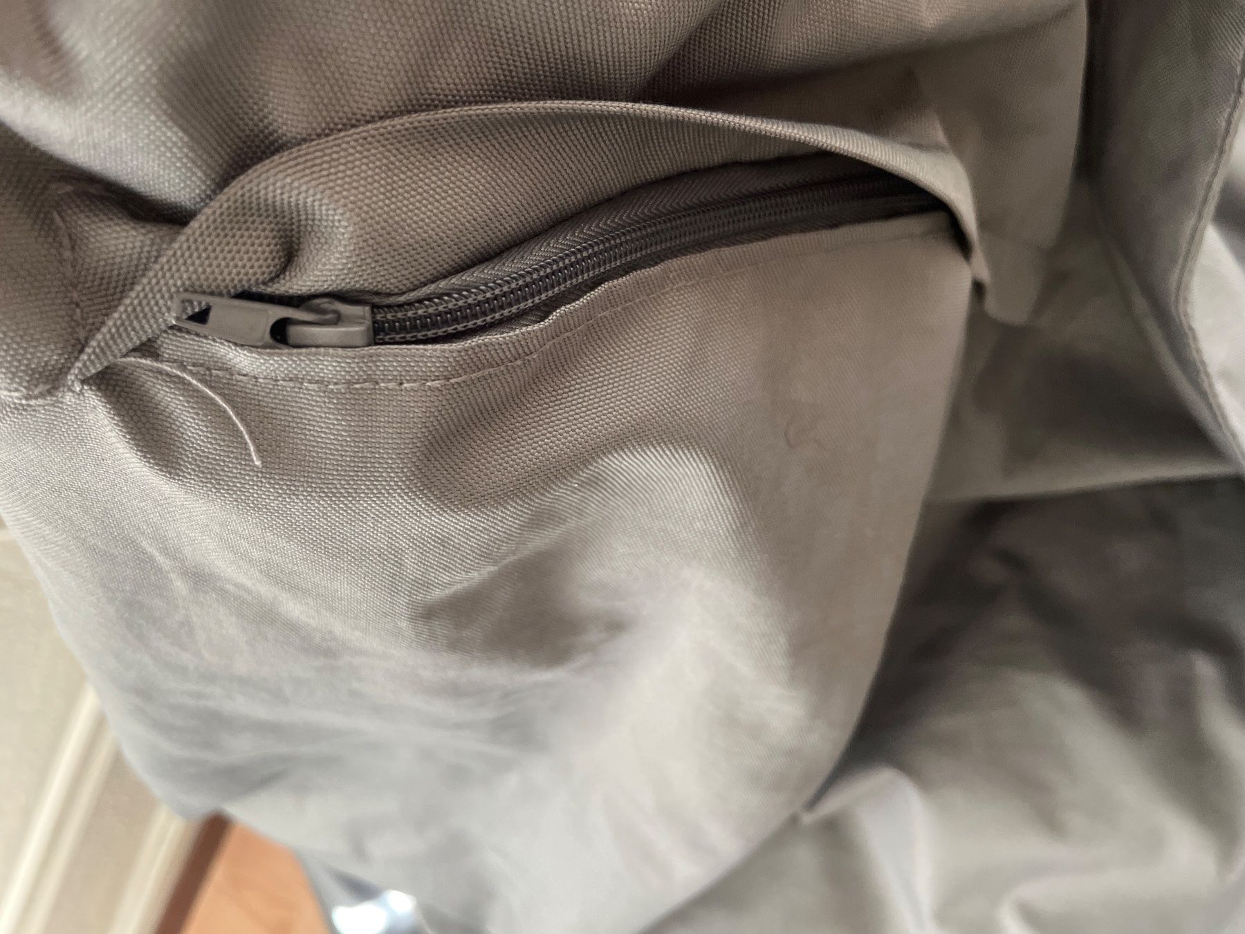Beliani Sessel: Sitzsack - Beliani Fuzzy - Grau – Gebraucht aus Zürich von puterich 4