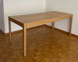  Esstisch Eiche ausziehbar 120/180 × 80 cm