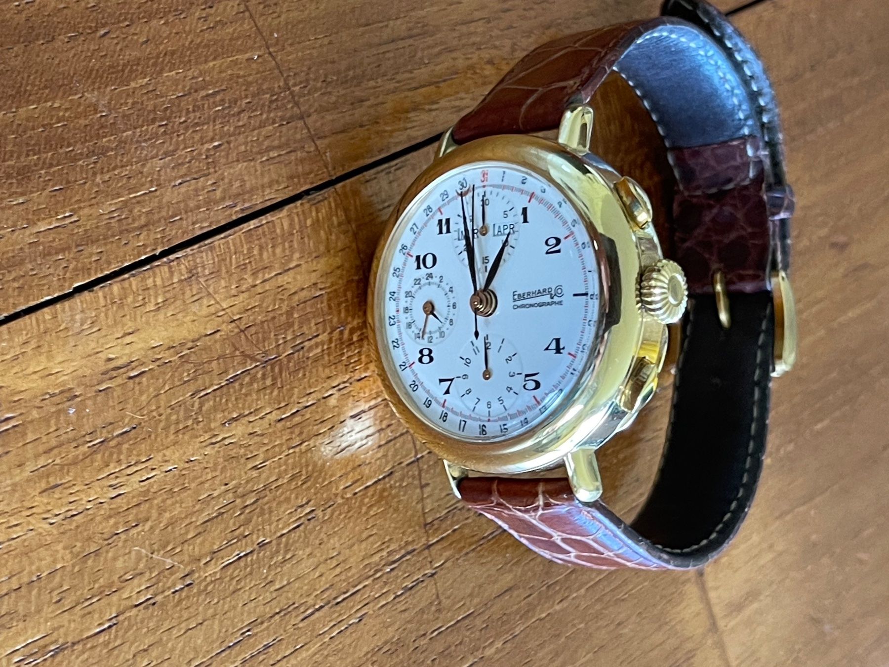 Eberhard & Co. Orologi: Eberhard Chronograph – Nuovo (secondo la descrizione) da Hessigkofen venduto da lamdanreisen 1