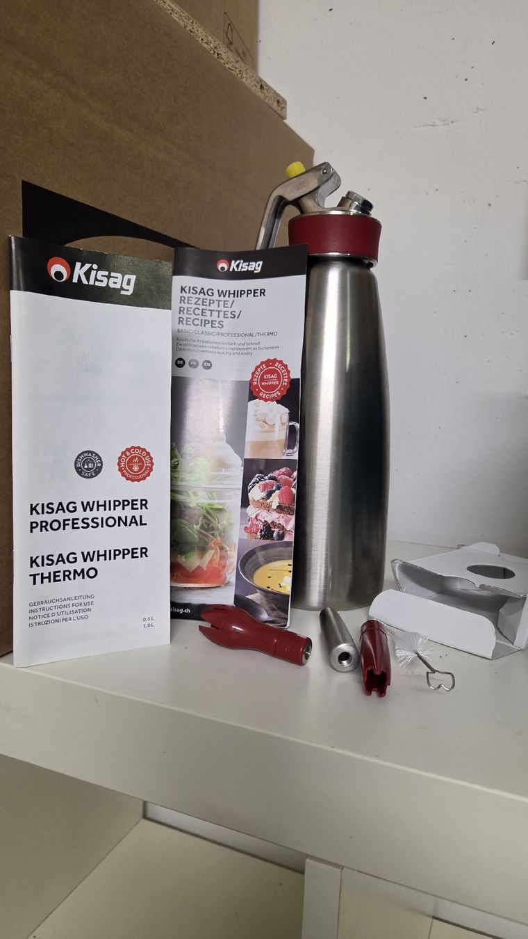 Kisag Elettrodomestici da cucina: Kisag Whipper Professional 1.0L  Neu – Nuovo e nell'imballaggio originale da Stäfa venduto da schatzolina 2