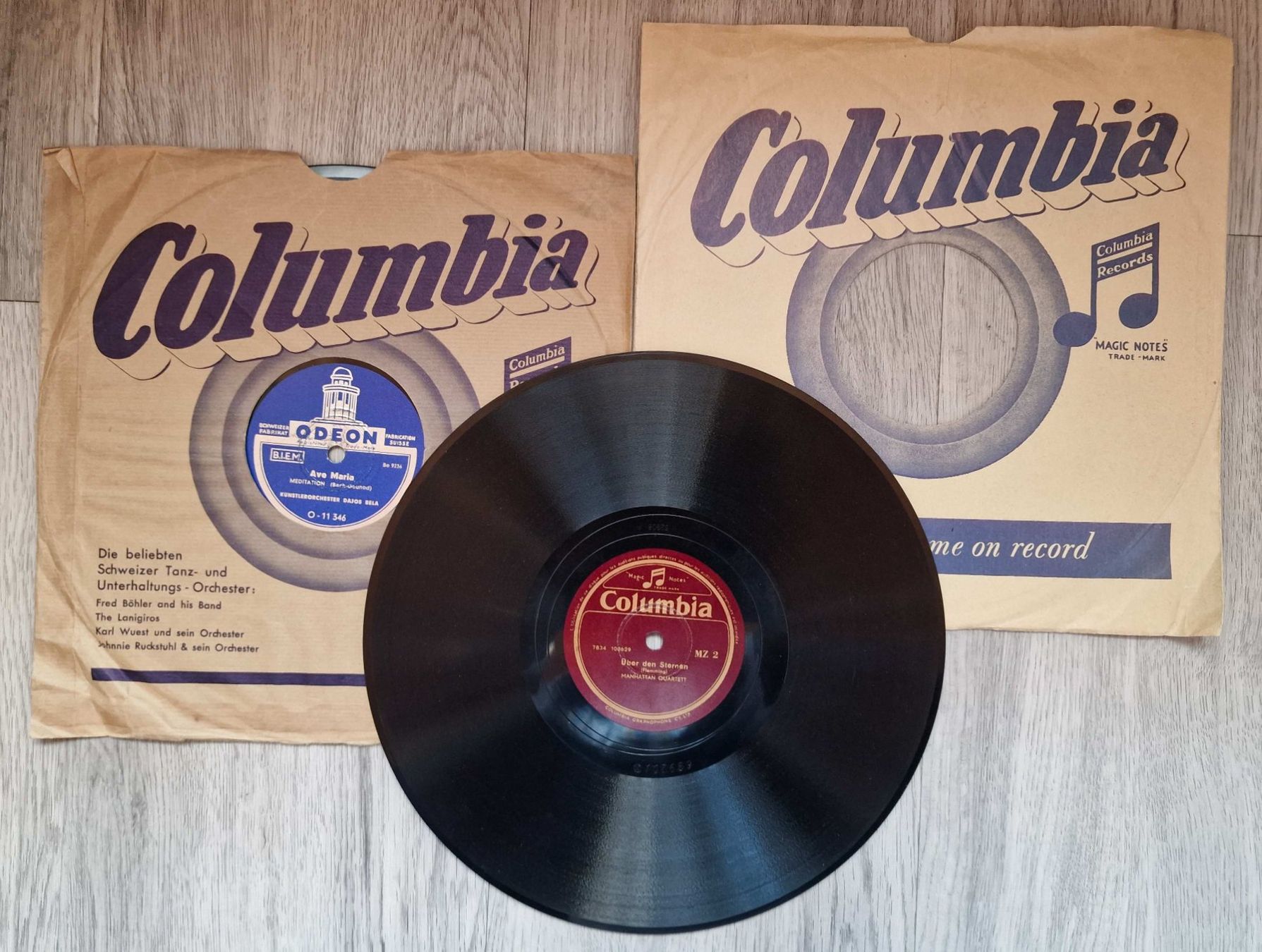 Dischi in vinile: 2 Schellackplatten - klassisch - Näher mein Gott zu dir etc. – Usato da Röthenbach i. E. venduto da Heureka5 2