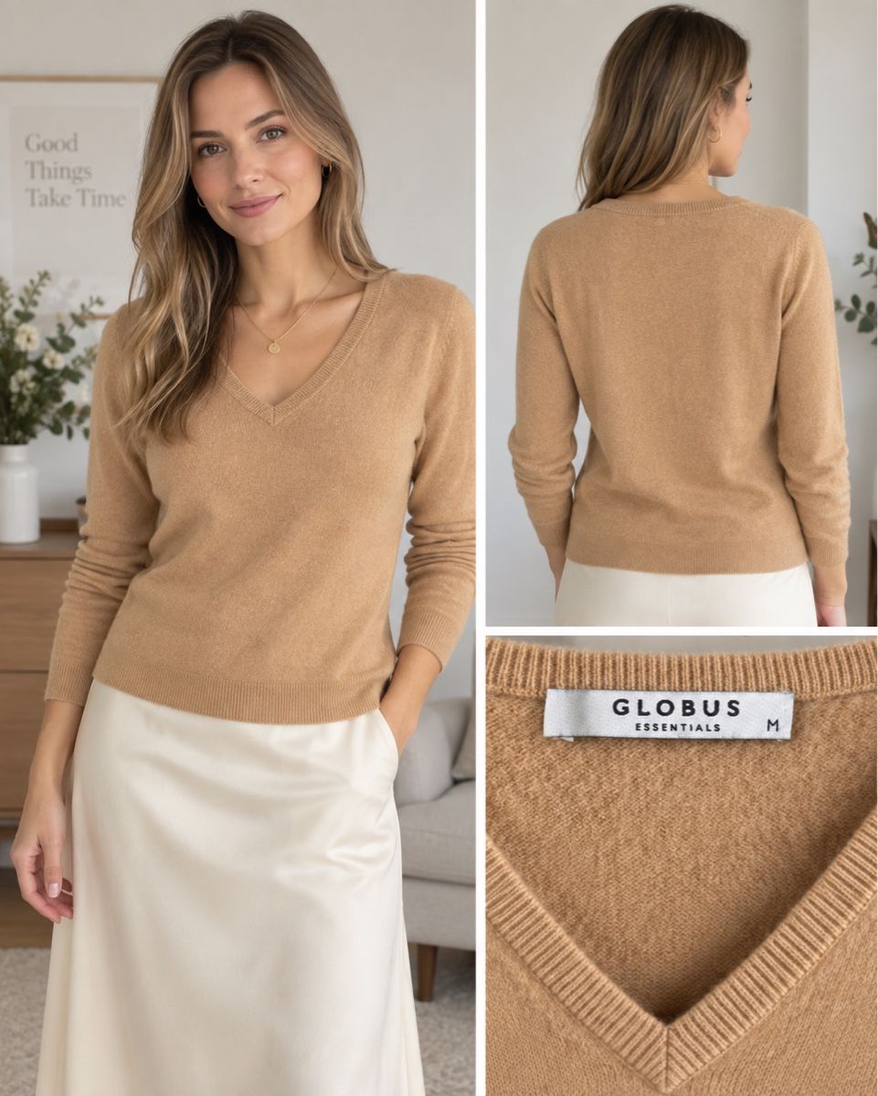 Globus Maglioni & Felpe: Globus Essentials Kaschmirpullover, 100 % Kaschmir, Grösse M – Nuovo (secondo la descrizione) da Wallisellen venduto da Lan_82sz 2