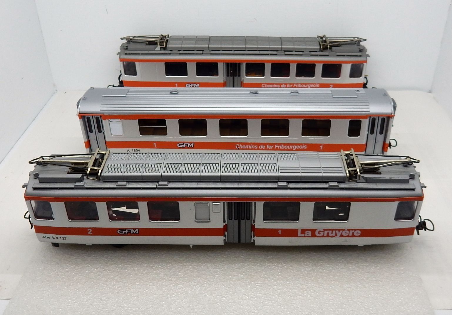 Bemo Trains électriques: Hom- Bemo  - "GFM"  Rame  Réversible de 3 éléments – D'occasion à Locarno par Gudrun2 2