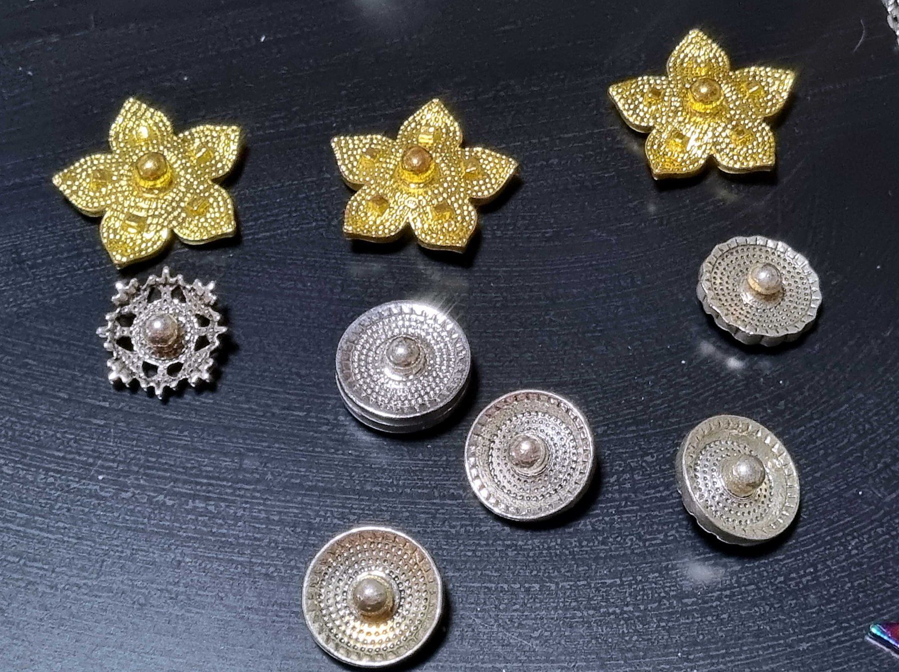 Autres bijoux: Fancy Snap Button Druckknopf Schmuck Set – D'occasion à Effretikon par lenalisa63 2