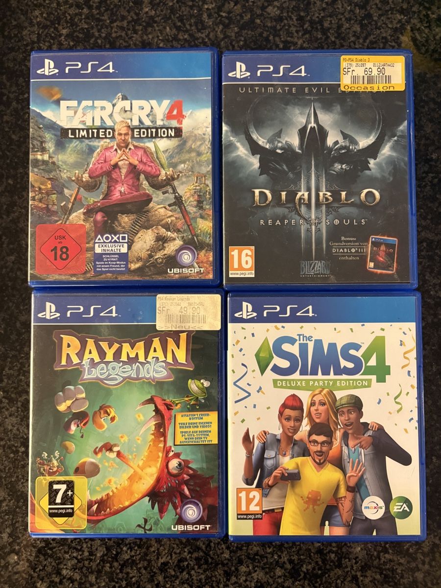 Sony Giochi: PS4 Games – Usato da Steffisburg venduto da elsa.catalina