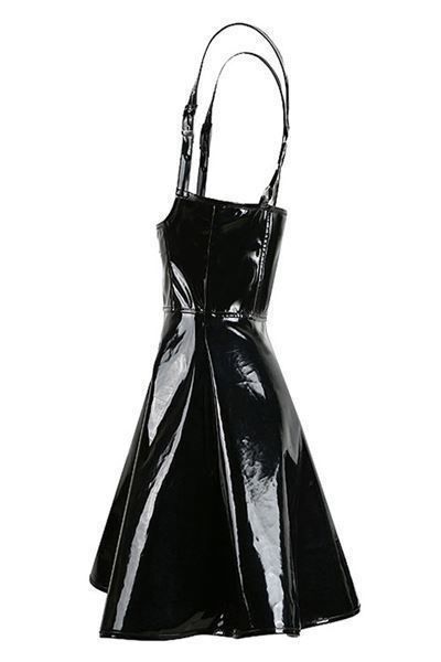 Vestiti: Schwarz PVC Mini Kleid Ouvert – Nuovo e nell'imballaggio originale da Beinwil am See venduto da yourfetishworld 1