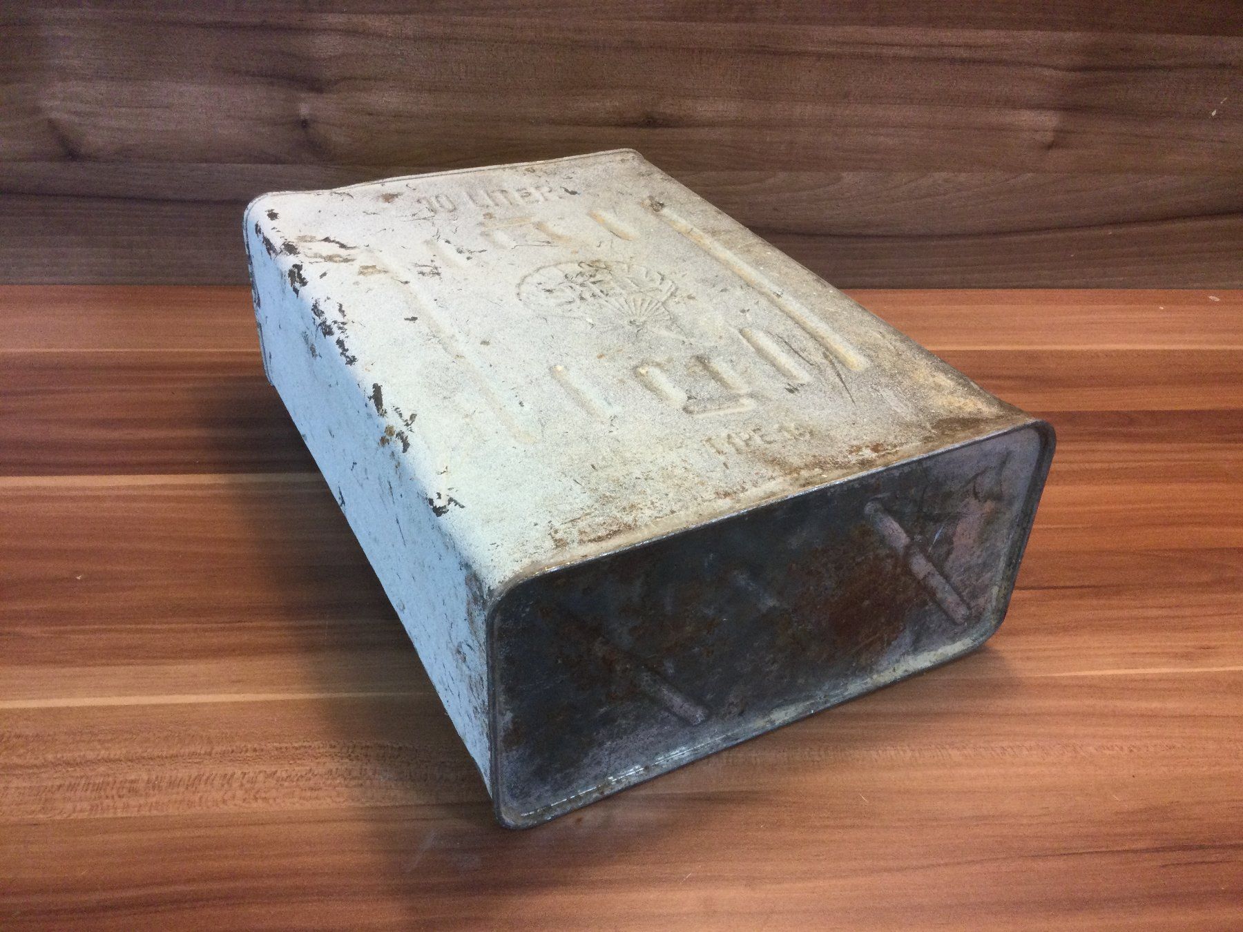 Werkzeuge: Alter Vintage Shell Öl oder Benzin Blechkanister 10 Liter – Gebraucht aus Wangen SZ von kuriosum12 5